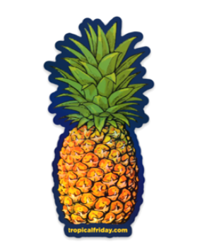 Holographic Pineapple Mini Sticker