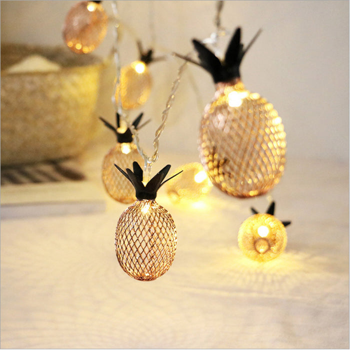 Light Up Pineapples On A String