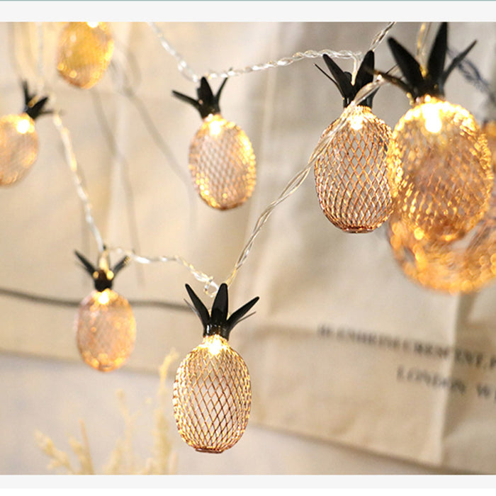 Light Up Pineapples On A String