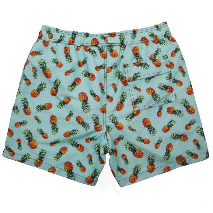 Pineapples on Blue Board Shorts