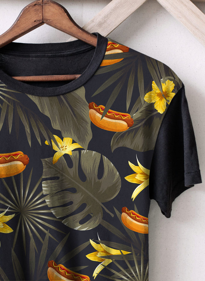 Hot Dog Panel T-Shirt